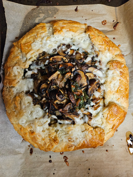 Mushroom Leek Galette