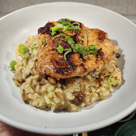 Miso Mushroom Risotto