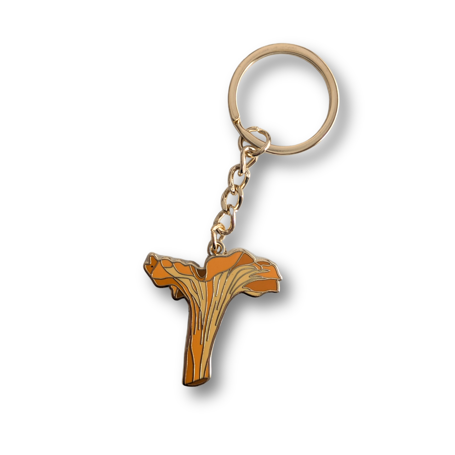 Golden Chanterelle Keychain